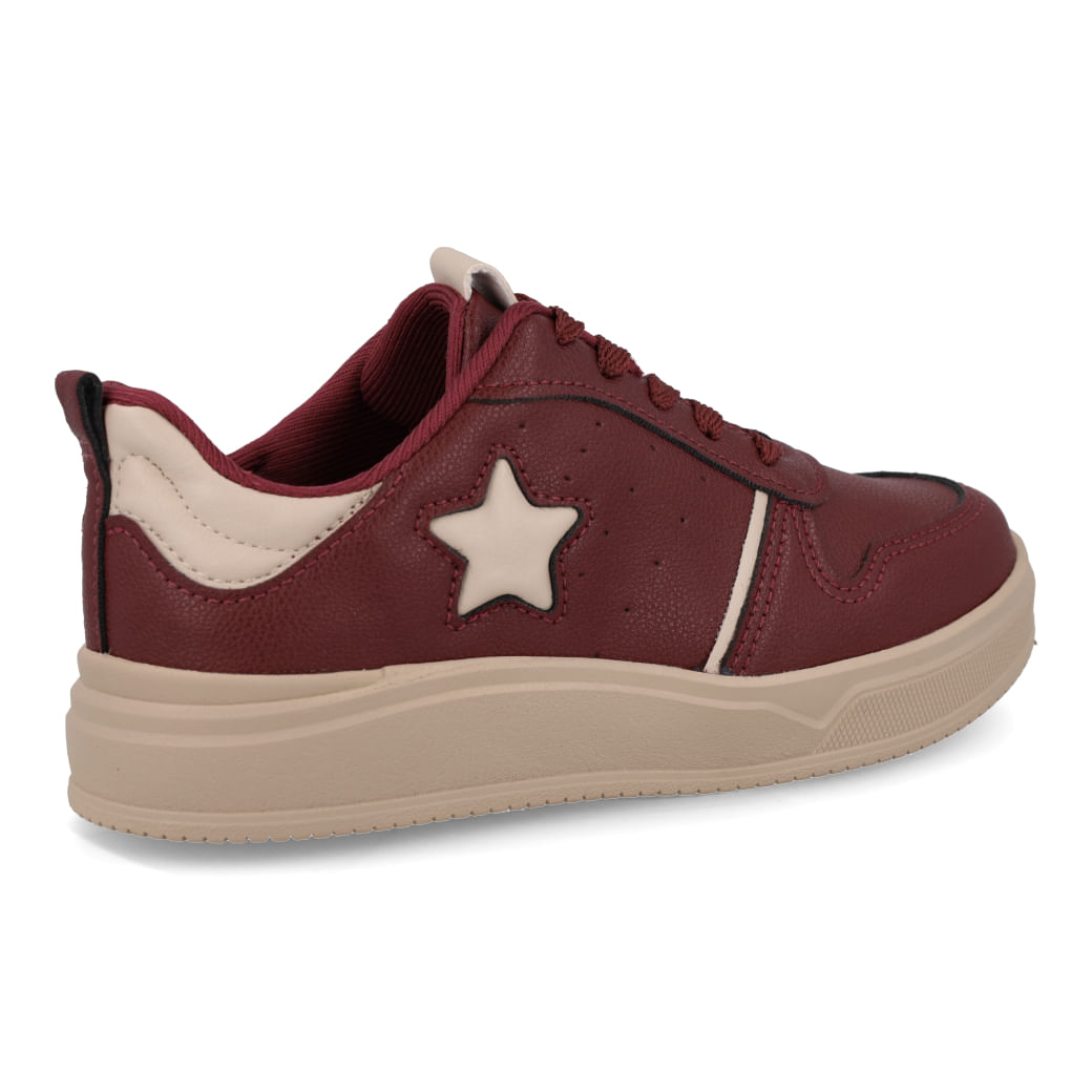 Pink Cats Tenis V5512-0004 Bordo-Marfim Sint_6__30